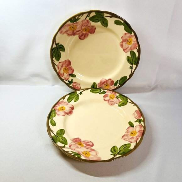 Franciscan Desert Rose Vintage Dinner Plates Johnson Bros England 10 5/8” TWO PC - Picture 7 of 8